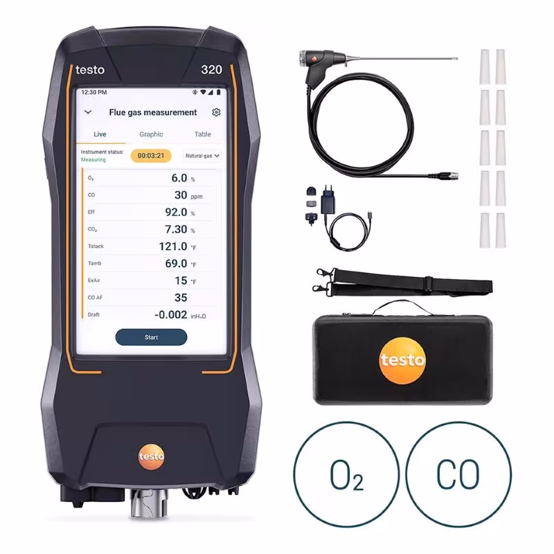 Testo 320 Combustion Analyzer